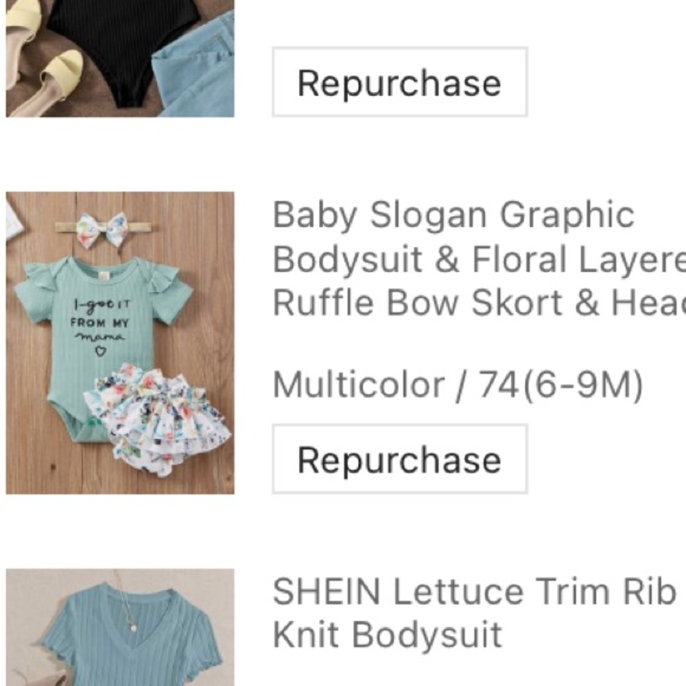 🧨NEW Baby Graphic Bodysuit & Floral, Ruffle Bloomers & headband. 6-9 mos - Picture 12 of 12
